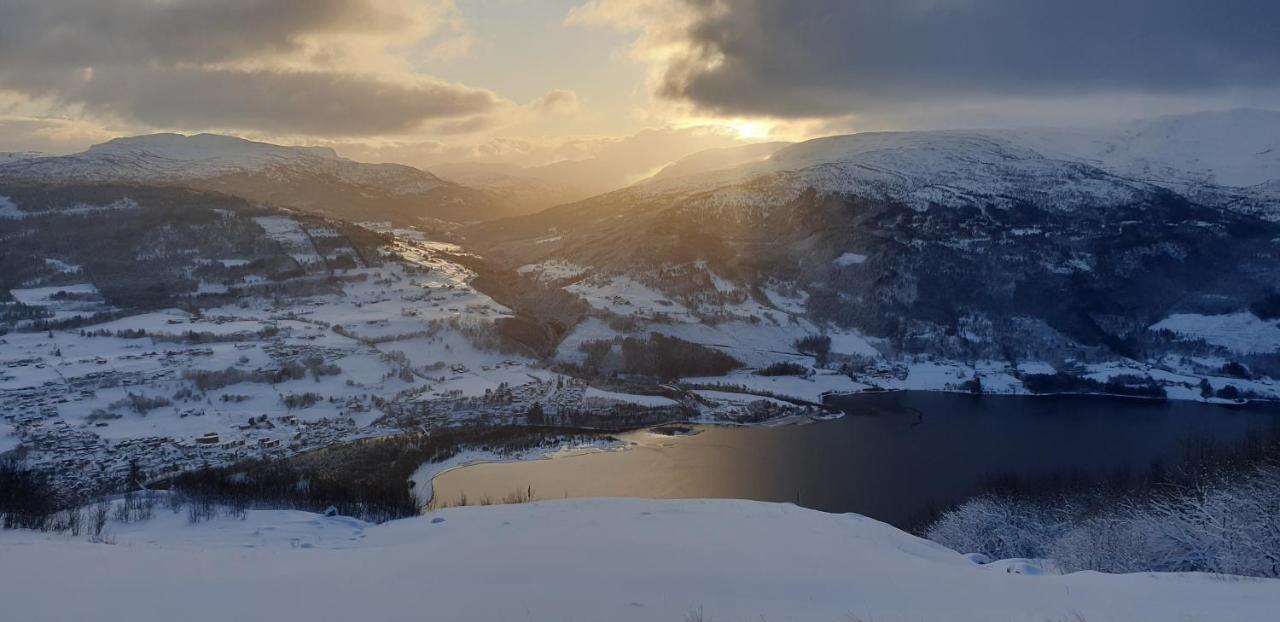 New And Exclusive Cottage In Voss With A Great View Skulestadmo Zewnętrze zdjęcie