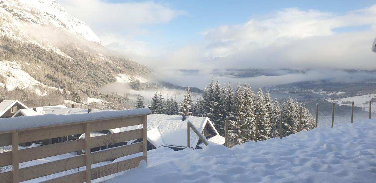 New And Exclusive Cottage In Voss With A Great View Skulestadmo Zewnętrze zdjęcie